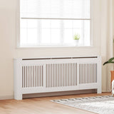 VIDAXL -Kühlerkonstruktion 205 cm MDF Weiß