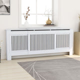 Vidaxl Radiatorom Construction 205 cm MDF White