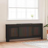 VIDAXL -Radiatorkonstruktion 205 cm MDF Schwarz