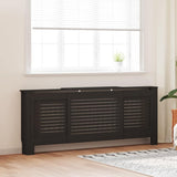 VIDAXL -Radiatorkonstruktion 205 cm MDF Schwarz