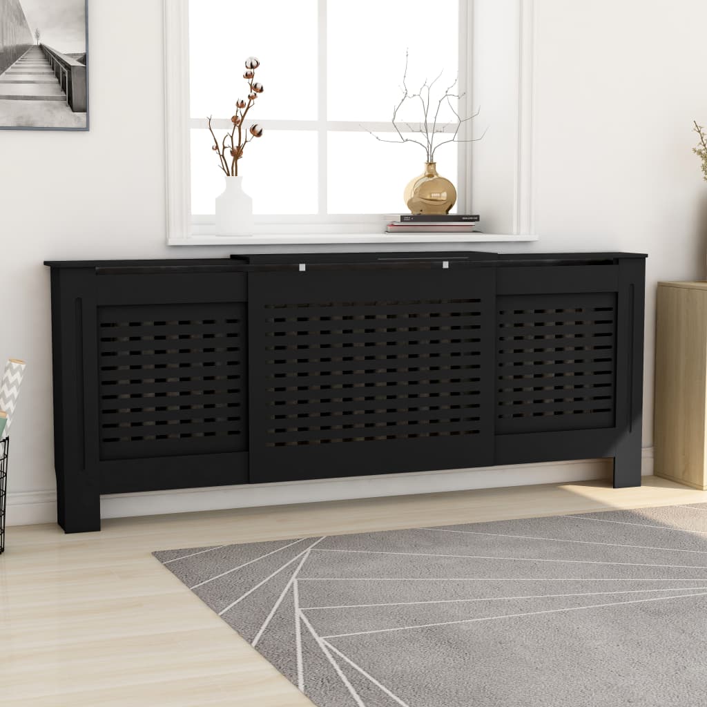 Vidaxl Radiarom Construction 205 cm mdf černá