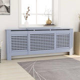 Vidaxl Radiatorom Construction 205 cm MDF Gray