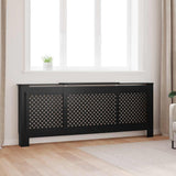 VIDAXL -Radiatorkonstruktion 205 cm MDF Schwarz