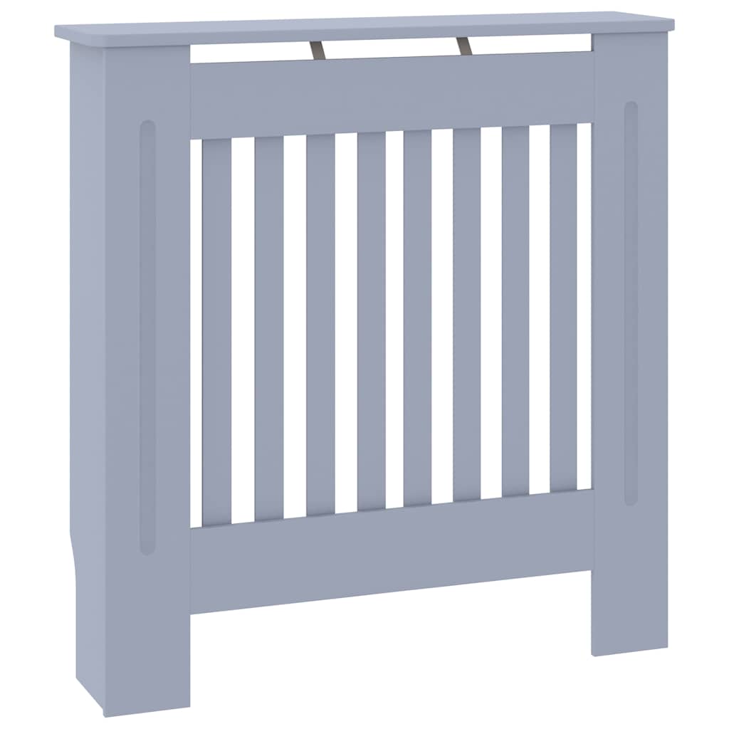 VIDAXL -Radiatorkonstruktion 78 cm MDF Grau