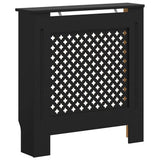 VIDAXL -Radiatorkonstruktion 78 cm MDF Schwarz