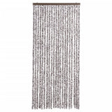 Vidaxl muha zavesa 90x200 cm Chenille Brown in Beige