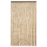 Vidaxl Fly Curtain 118x220 cm CHENILLE BEIGE