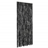 Vidaxl Fly Vorhang 90x200 cm Chenille Anthrazit