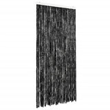 Vidaxl Fly Vorhang 118x220 cm Chenille Anthrazit