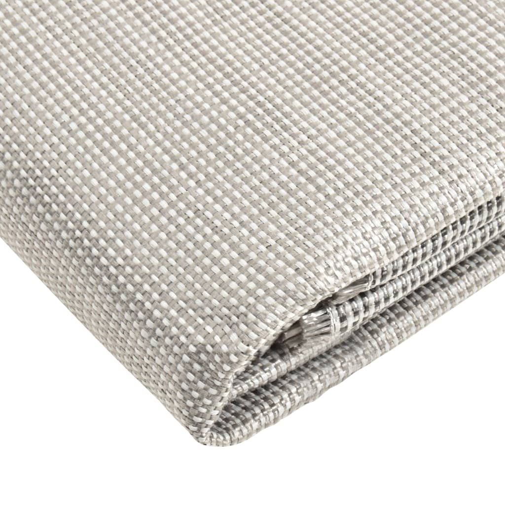 Vidaxl Zelt Teppich 600x300 cm dunkelgrau