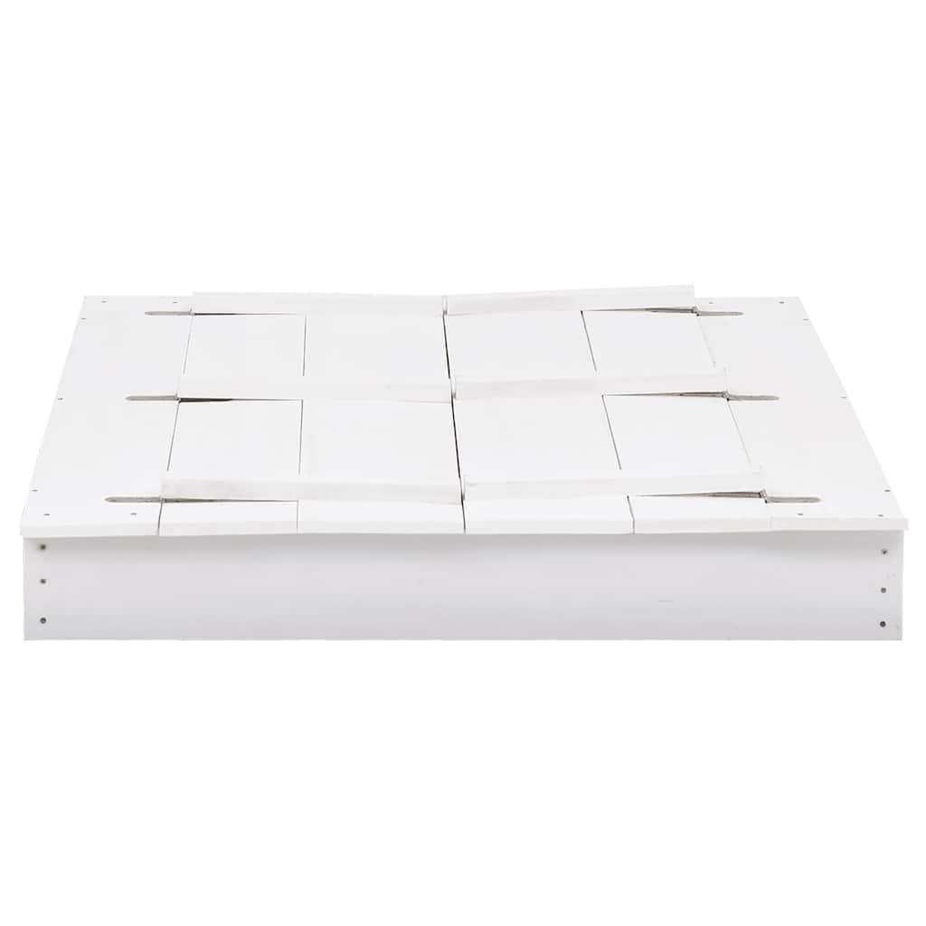 Vidaxl pesek 95x90x15 cm Vurenhout White