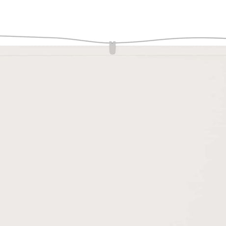 Vidaxl Luifel Vertikal 60x1200 cm Oxford Stoff weiß