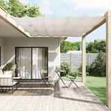 Vidaxl Luifel vertikal 140x270 cm Oxford Stoff weiß