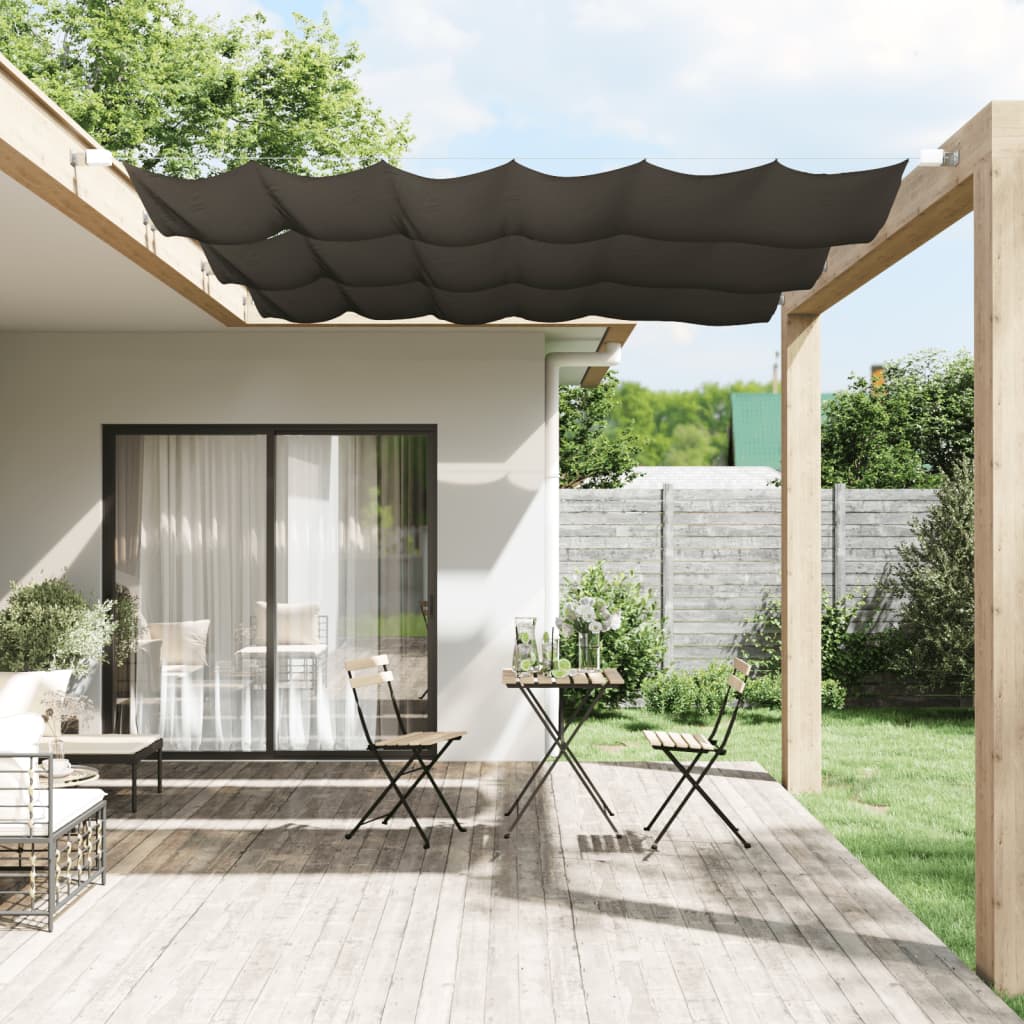 Vidaxl Luifel verticale 60x270 cm tessuto oxford antracite -lorato