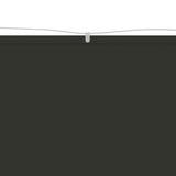 Vidaxl Luifel vertikal 60x420 cm Oxford Fabric Anthrazit -geläutet