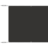 Vidaxl Luifel vertikal 60 x 600 cm Oxford Stoffanthrazit -gelöscht