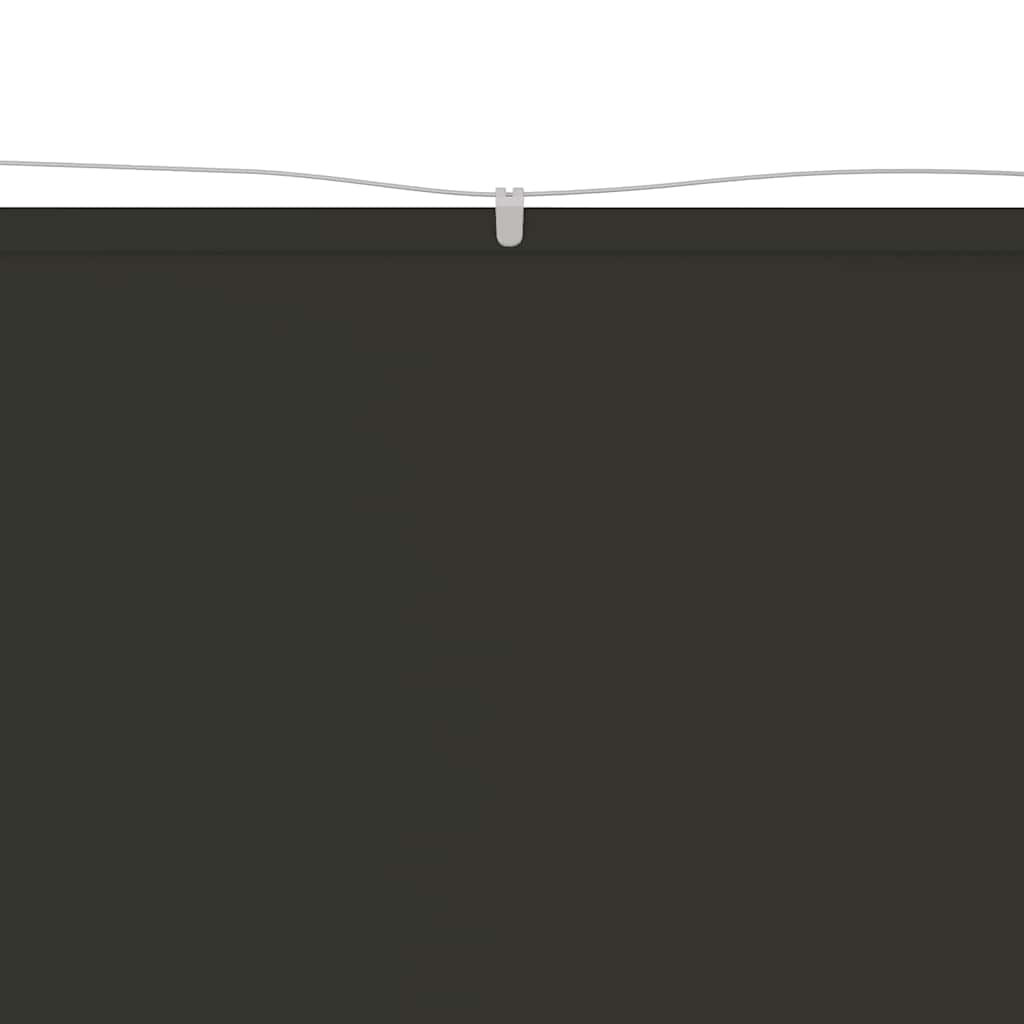 Vidaxl Luifel vertikal 60 x 800 cm Oxford Stoffanthrazit -gelöscht