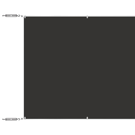 Vidaxl Luifel vertikal 100x800 cm Oxford Stoffanthrazit -gelöscht
