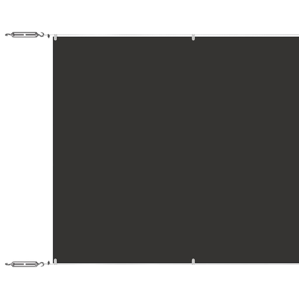 Vidaxl Luifel vertikal 100x800 cm Oxford Stoffanthrazit -gelöscht