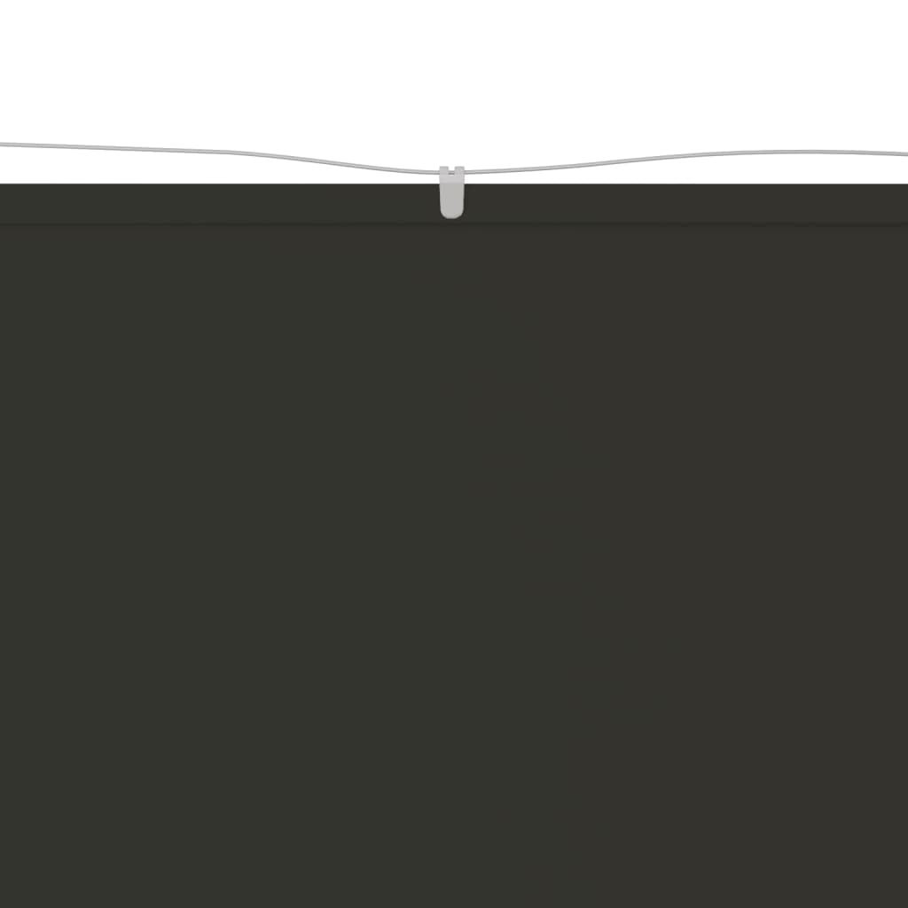 Vidaxl Luifel vertikal 140 x 270 cm Oxford -Stoff -Anthrazit -Gelenke