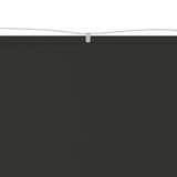 Vidaxl Luifel vertikal 140 x 360 cm Oxford Stoff -Anthrazit -Gelenke