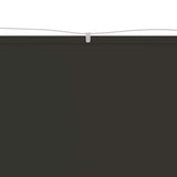 Vidaxl Luifel vertikal 140 x 800 cm Oxford Fabric Anthrazit -geläutet