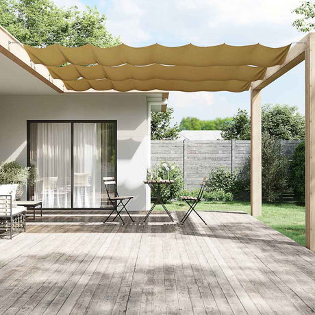 Vidaxl Luifel vertikal 100x800 cm Oxford Stoff Beige