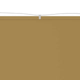 Vidaxl Luifel vertikal 140 x 600 cm Oxford Stoff Beige