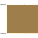 Vidaxl Luifel vertikal 140x1200 cm Oxford Stoff Beige