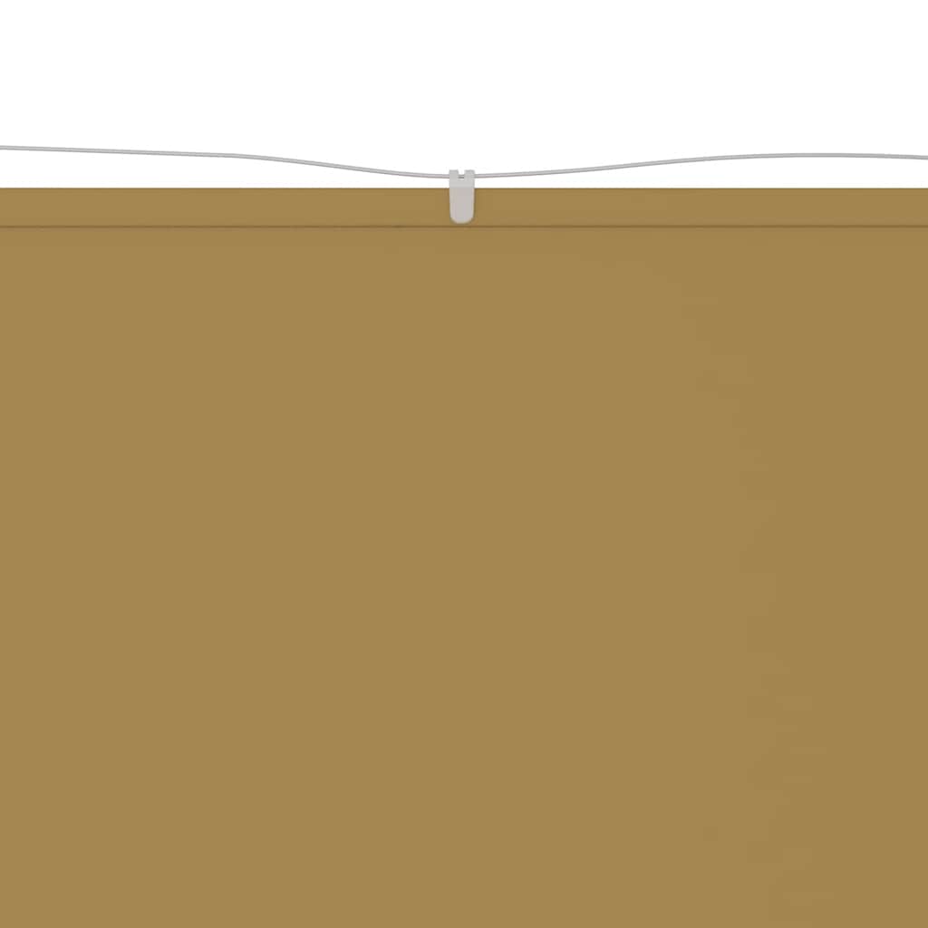 Vidaxl Luifel vertikal 140x1200 cm Oxford Stoff Beige