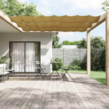 Vidaxl Luifel vertikal 140x1200 cm Oxford Stoff Beige