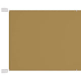 Vidaxl Luifel Vertikal 180 x 360 cm Oxford Stoff Beige