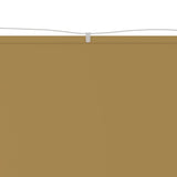 Vidaxl Luifel Vertikal 180x1000 cm Oxford Stoff Beige