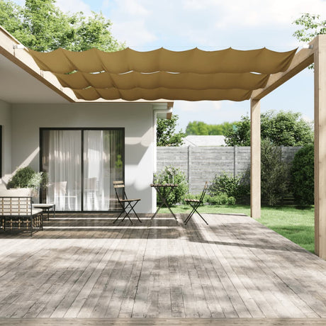 Vidaxl Luifel Vertikal 180x1000 cm Oxford Stoff Beige