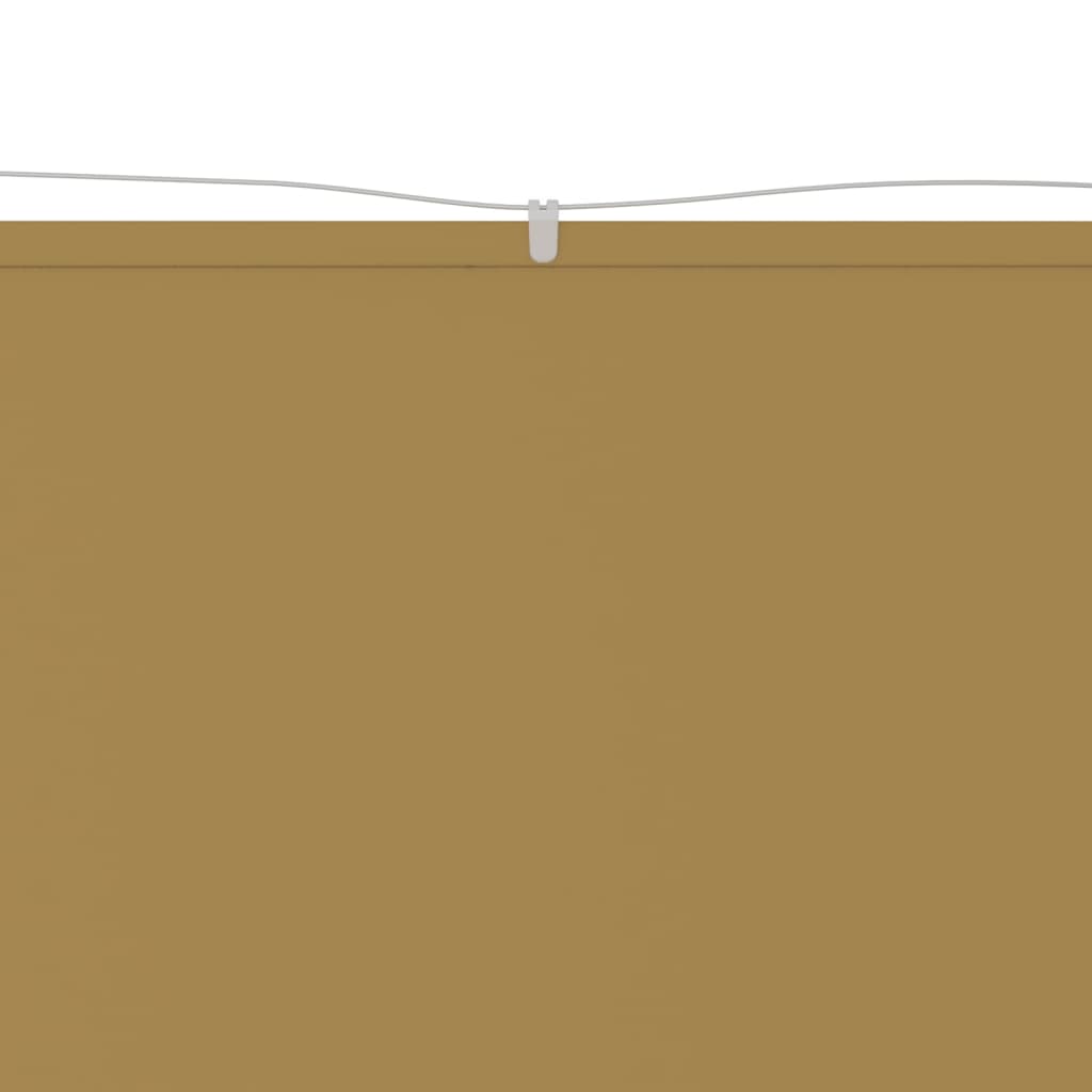 Vidaxl Luifel Vertikal 180 x 1200 cm Oxford Stoff Beige