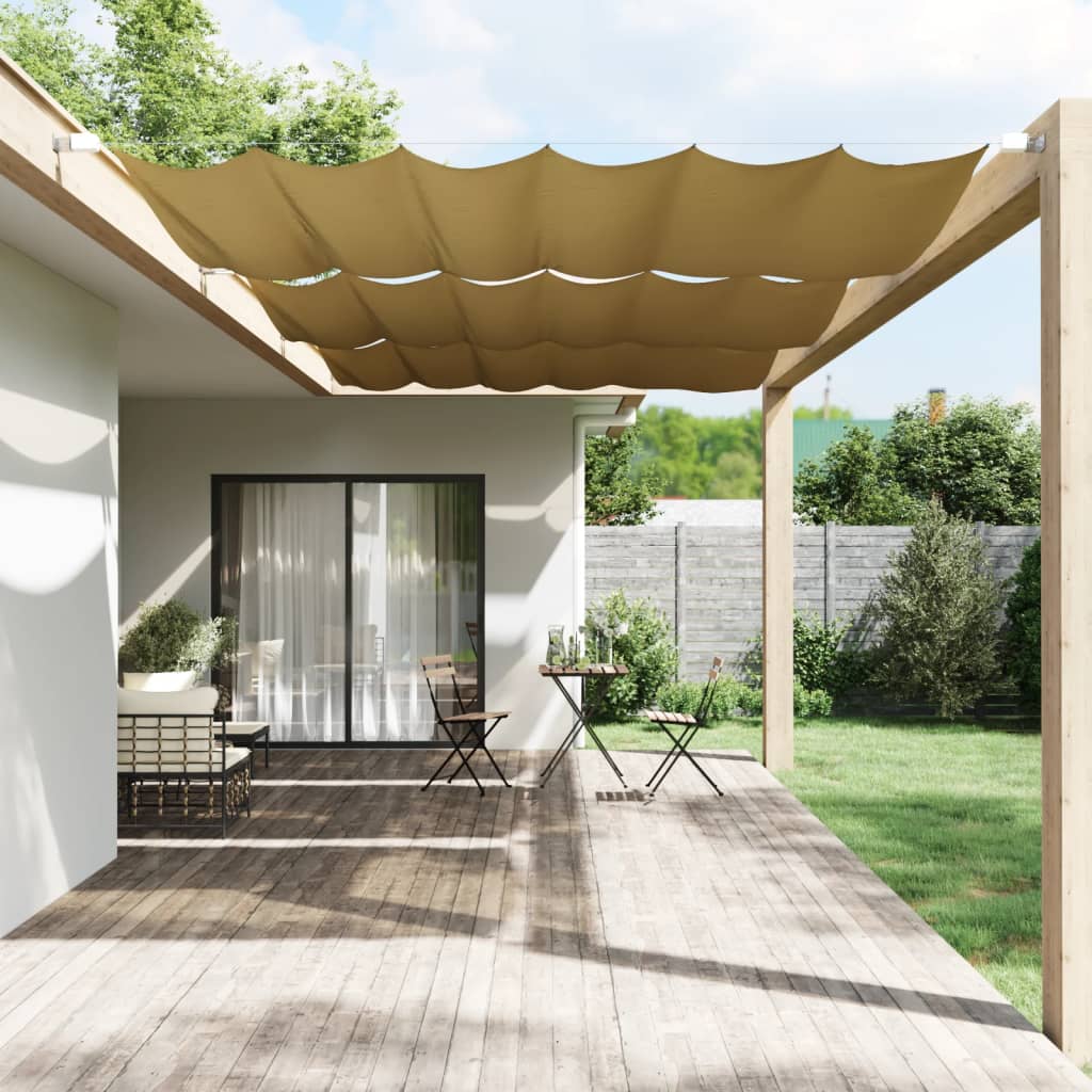 Vidaxl Luifel verticale 250x270 cm tessuto oxford beige