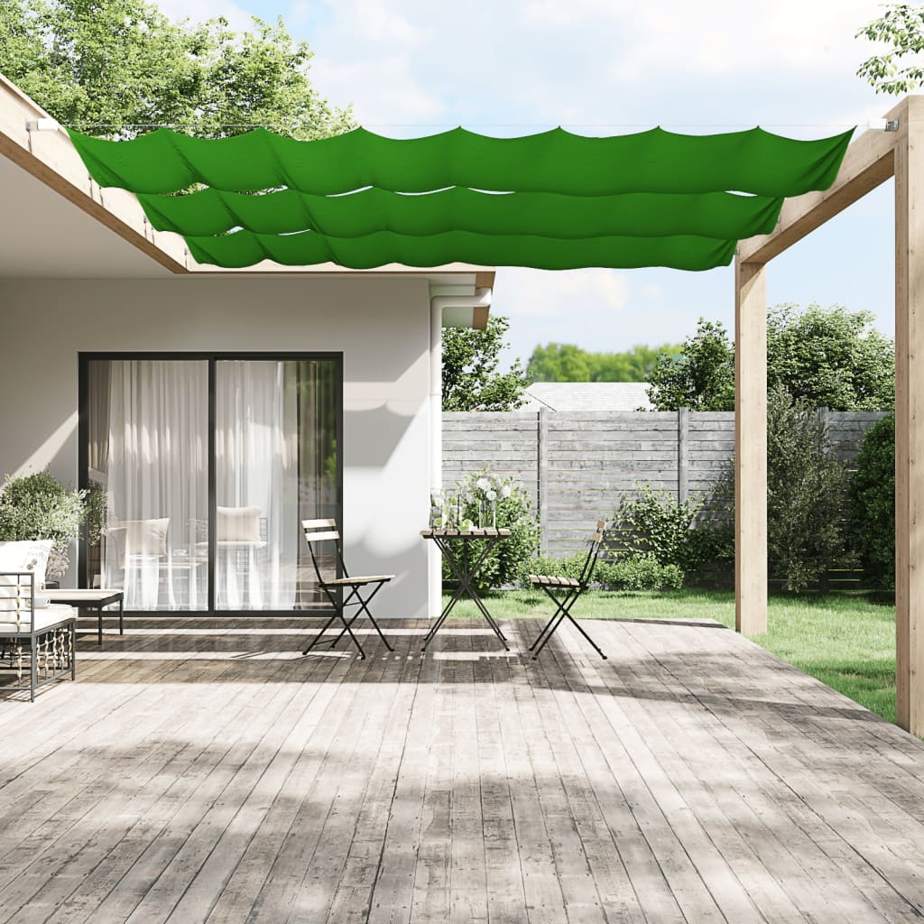 Vidaxl Luifel verticale 60x420 cm tessuto oxford verde chiaro