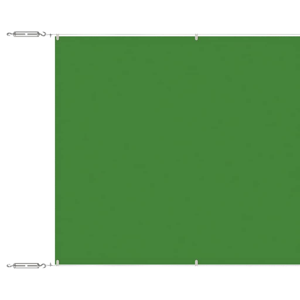 Vidaxl Luifel vertikal 100x1200 cm Oxford Stoff hellgrün