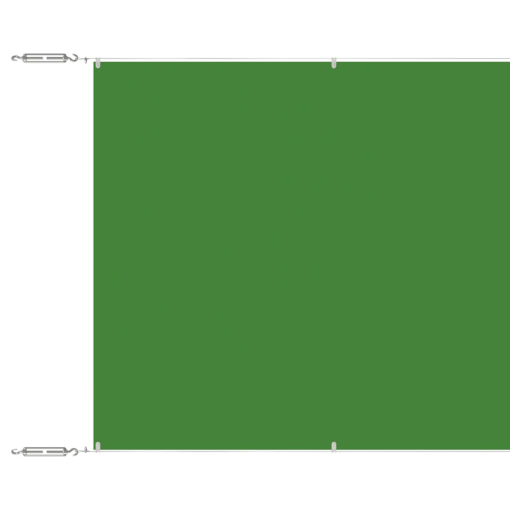 Vidaxl Luifel vertikal 140 x 600 cm Oxford Stoff hellgrün