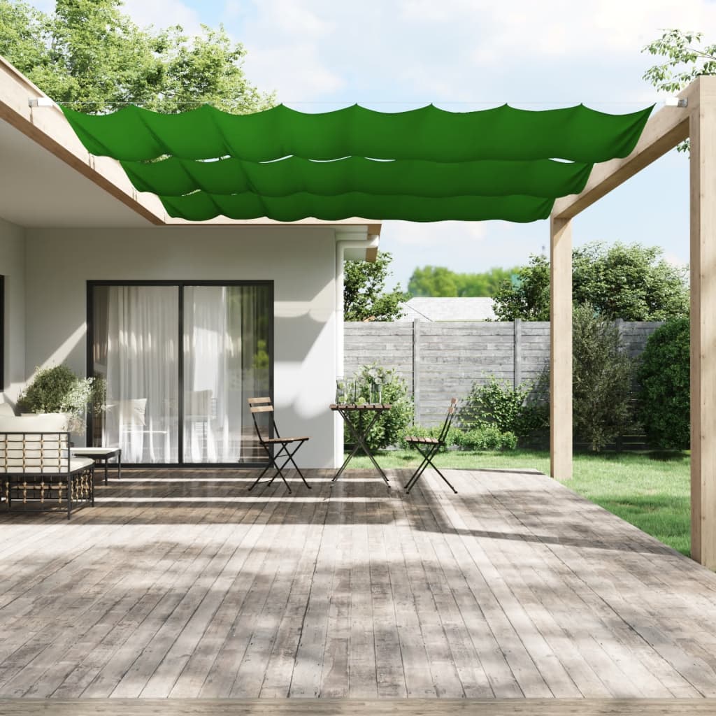 Vidaxl Luifel verticale 180x1200 cm tessuto oxford verde chiaro