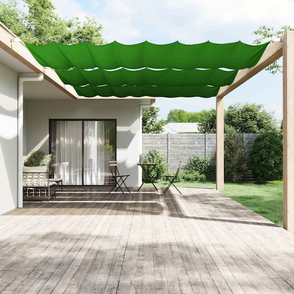 Vidaxl Luifel vertikal 250 x 420 cm Oxford Stoff hellgrün