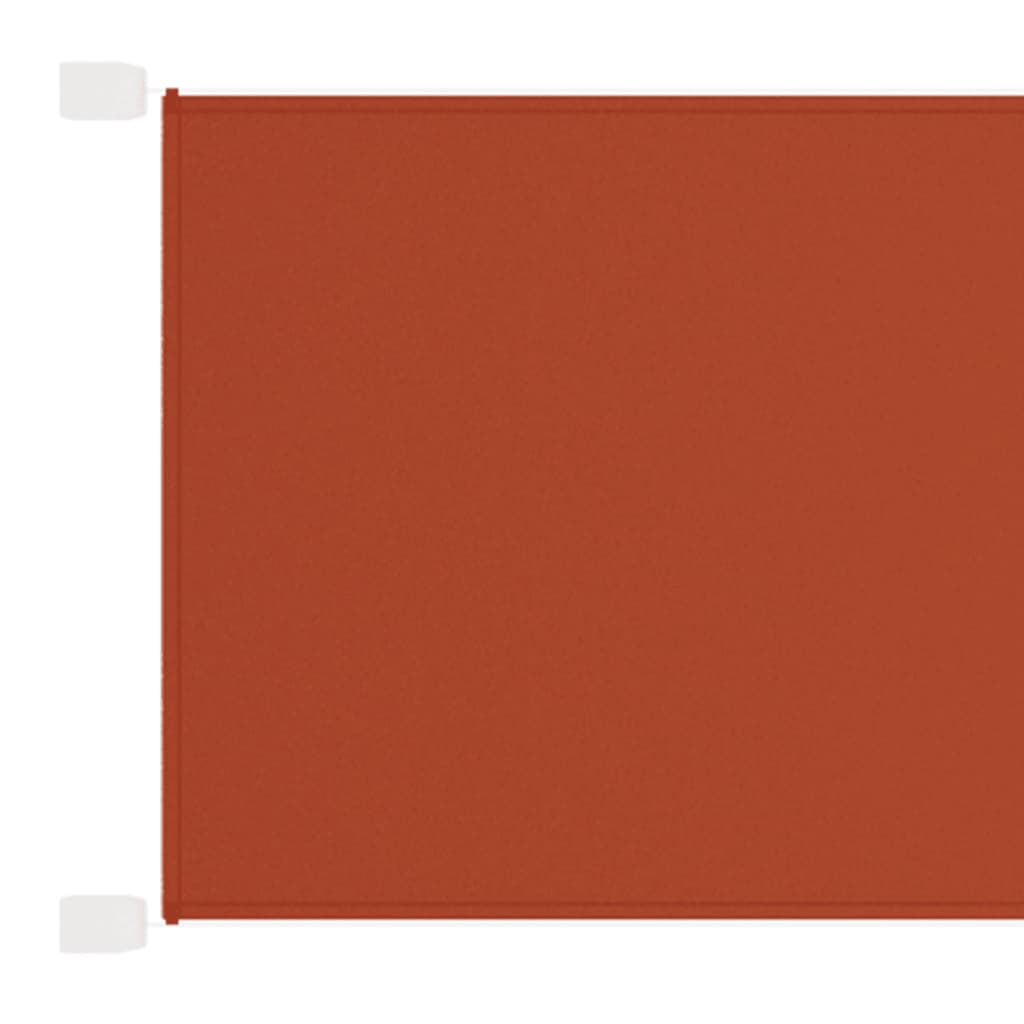 Vidaxl Luifel Vertical 60x600 cm Oxford Fabric Terracotta -Collorato