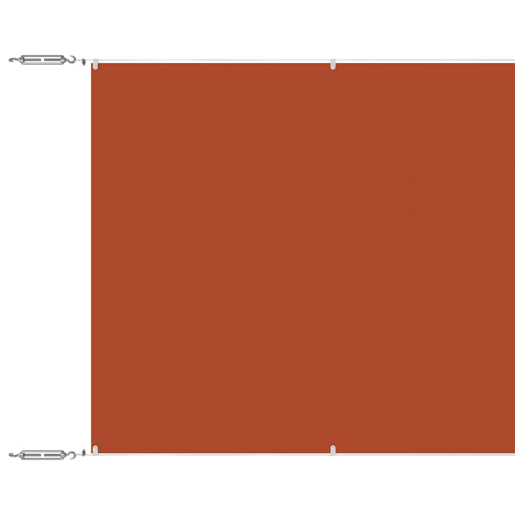 Vidaxl Luifel Vertikal 60x1200 cm Oxford Fabric Terracotta -Colored