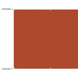 Vidaxl Luifel Vertikal 60x1200 cm Oxford Fabric Terracotta -Colored