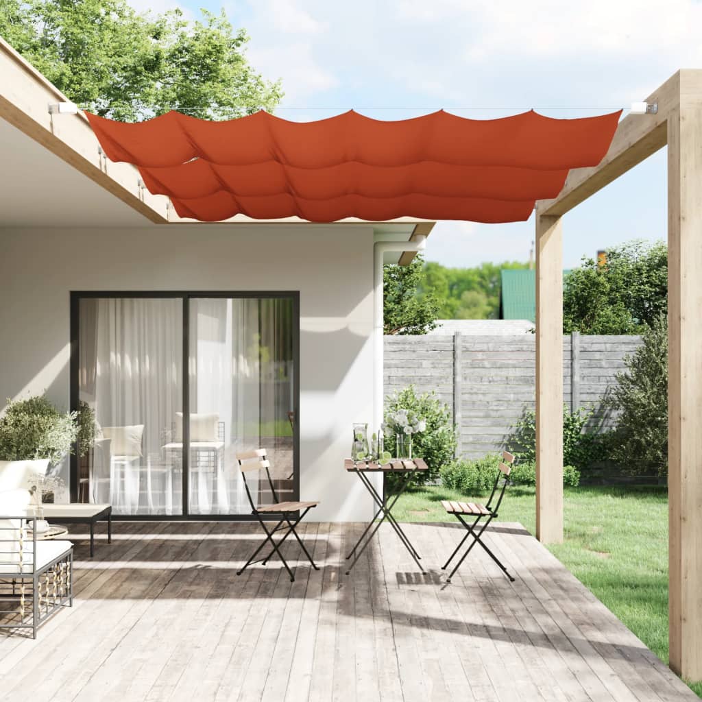 Vidaxl Luifel Vertical 100x270 cm Oxford Fabric Terracotta -Collorato