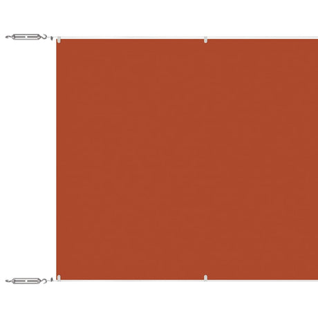 Vidaxl Luifel Vertikal 180 x 600 cm Oxford Fabric Terracotta -gelöscht