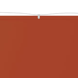 Vidaxl Luifel Vertikal 180 x 600 cm Oxford Fabric Terracotta -gelöscht