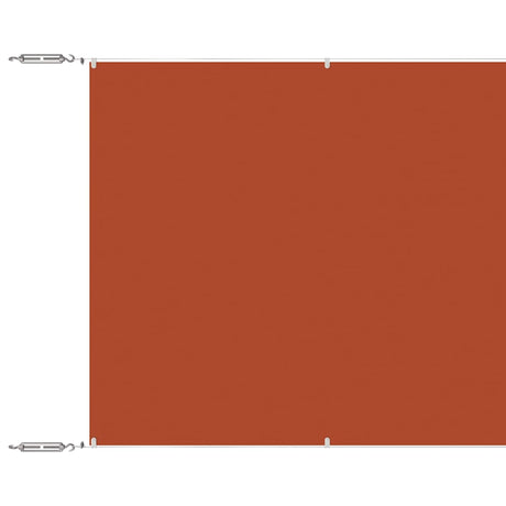 Vidaxl Luifel Vertikal 180 x 1000 cm Oxford Fabric Terracotta -Colored