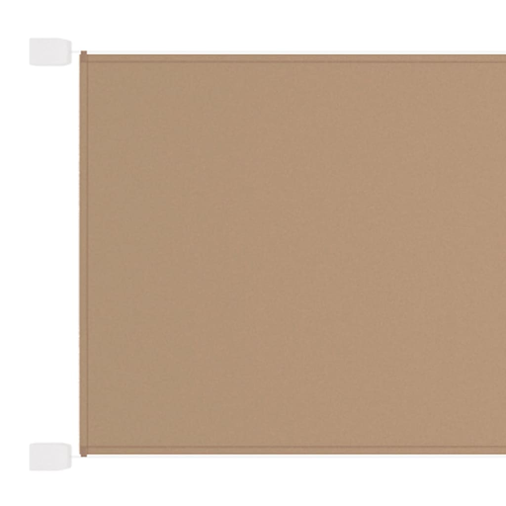 Vidaxl Luifel verticale 60x360 cm tessuto oxford taupe