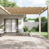 Vidaxl Luifel Vertikal 60x360 cm Oxford Stofftaupe